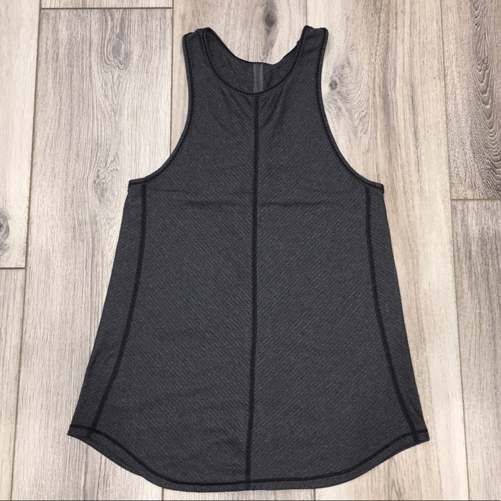 Lululemon Essence Tank - Heathered Black - Picture 1 of 7